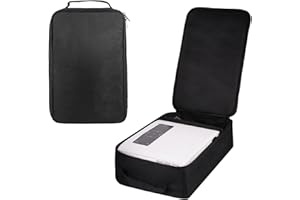 Groview JQ818C Projector Case, Projector Travel Carrying Bag Internal Dimension 15.75"x9.45"x4.7" with Large Capacity & Compartment Dividers, Compatible for JQ818C