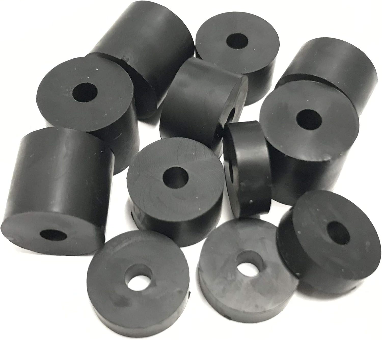 Hawkeng 4mm (M4) Medium Hard Rubber Spacers Standoff Washers (12 Pack) 4 x 15mm, 4 x 10mm, 4 x 5mm, Black, 16 millimeters - Image 5