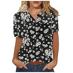 Black Summer Tops for Women 2023 Beach Spring
