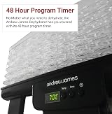 Andrew James Digital Food Dehydrator 6 Trays 550W Adjustable Temp 40-70°C view 5