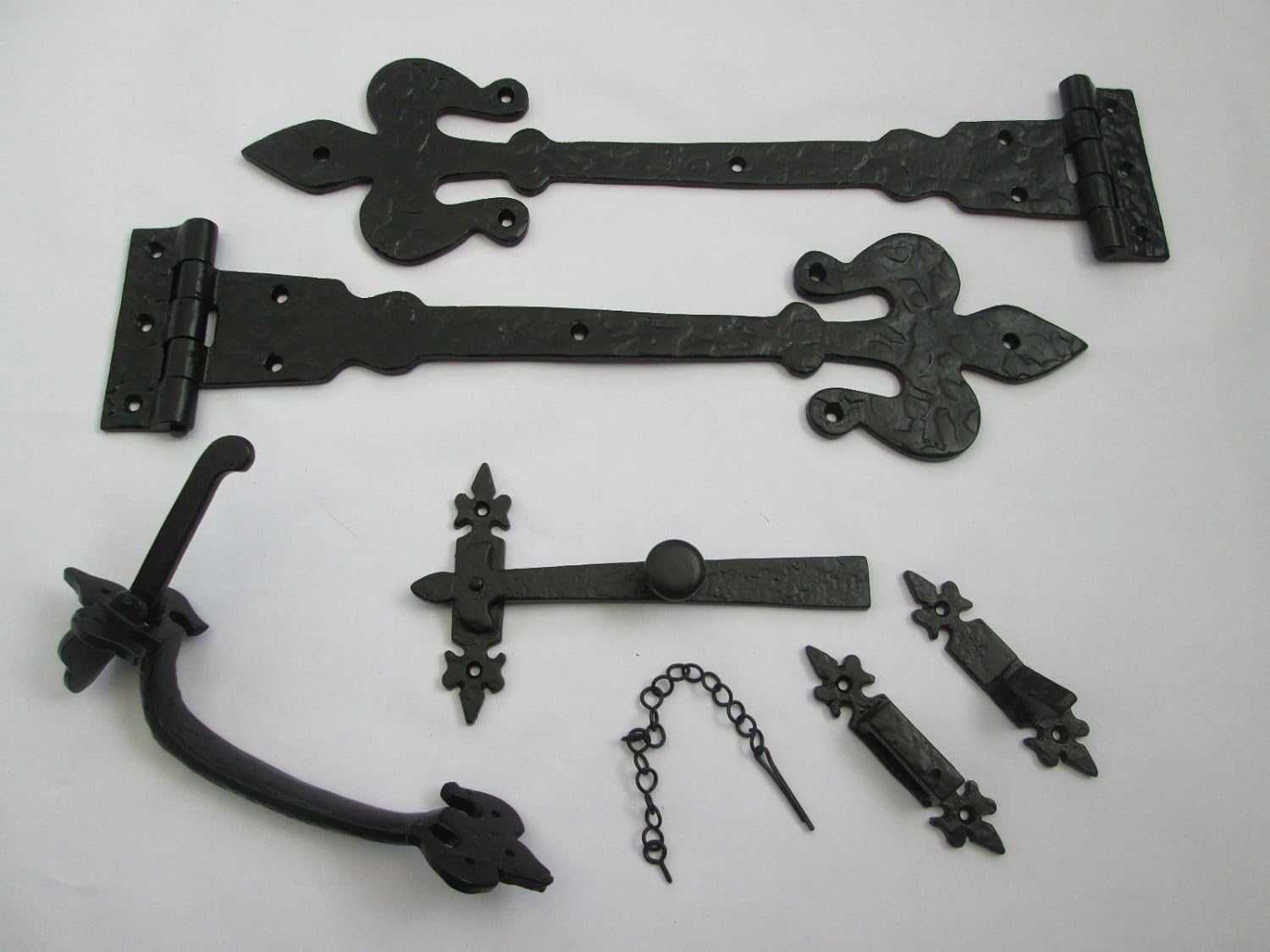 Ironmongery World 18 Inch Hinge 9 Inch Thumb Latch Black