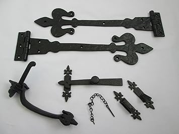Ironmongery World 18 Inch Hinge 9 Inch Thumb Latch Black