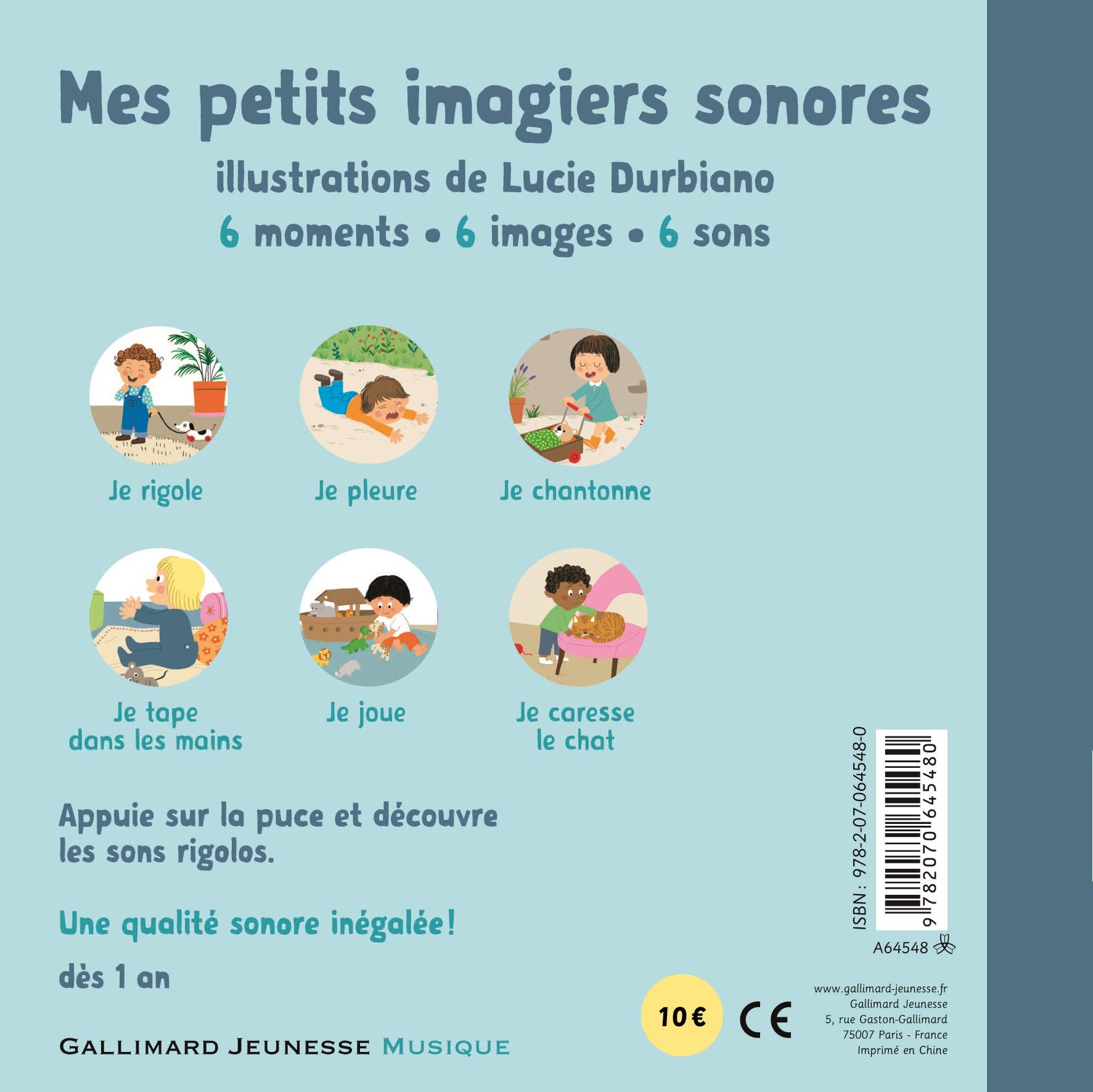 Bebe 6 Images A Regarder 6 Sons A Ecouter Mes Petits Imagiers Sonores French Edition Collectif Durbiano Lucie Amazon Com Books