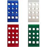 Handi-Shim Plastic Shims for Leveling, Assorted 4 Sizes, 100 Pack | Reusable Polypropylene Spacers, Snap-To-Size Scored, Color Coded 1/32 1/16 1/8 and 1/4 Inch