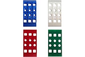 Handi-Shim Heavy Duty Reusable Plastic Construction Shims for Spacing, Leveling, Plumbing and More - 100 Piece Assorted Pack 