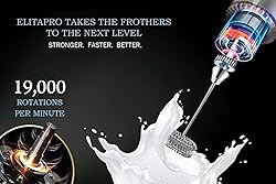 ELITAPRO Milk Frother Wand - Ultra-High Speed