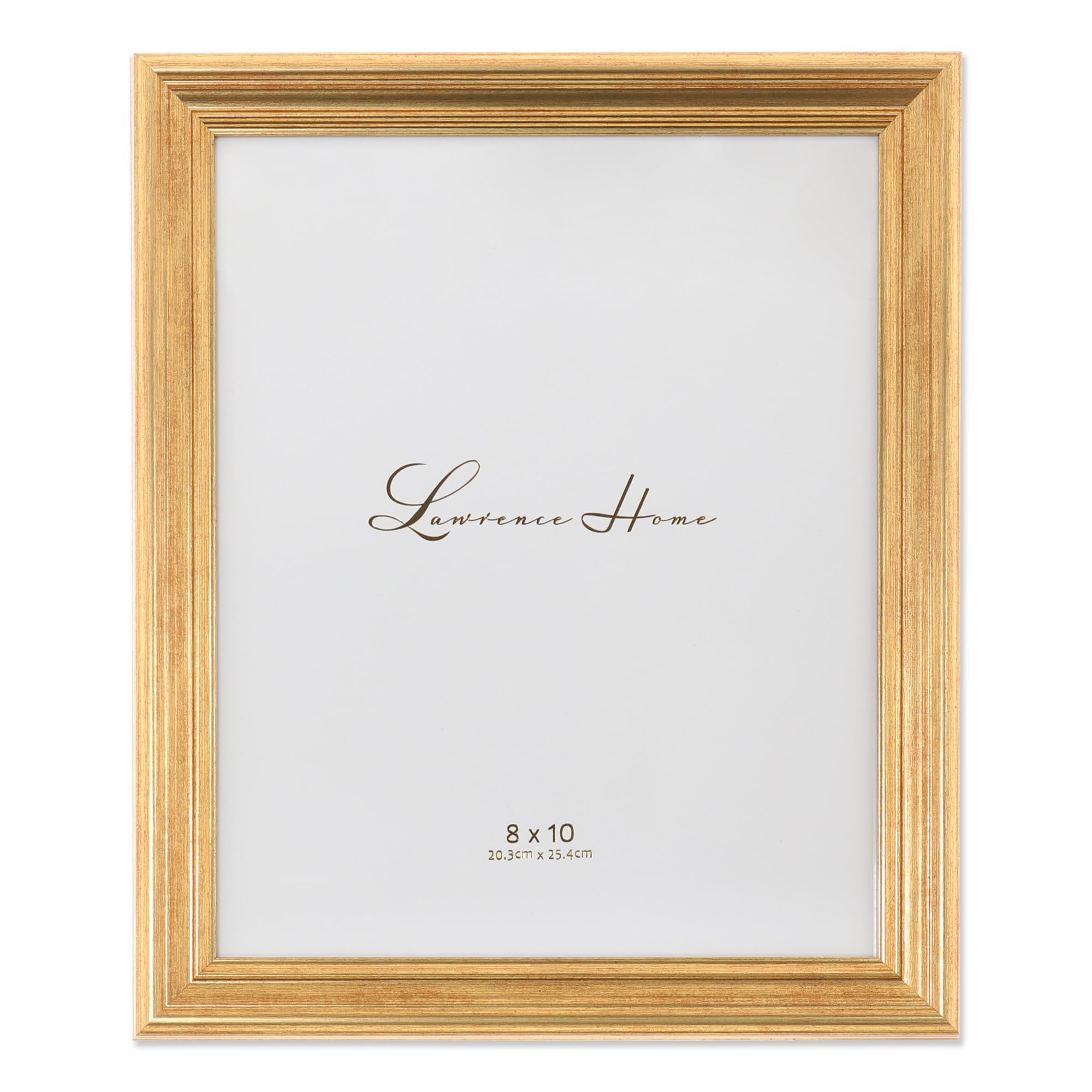 Lawrence Frames 536280 Sutter Gold 8x10 Picture Frame,(Pack of 12) Image