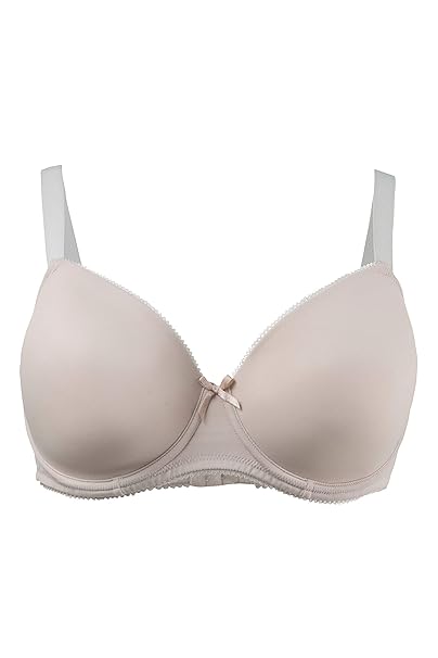 Ulla Popken Damen große Größen Bügel BH bis 110D |Dessous | Softschalen, Verstellbare Träger| Nahtlos, Uni & Zierschleife | 6