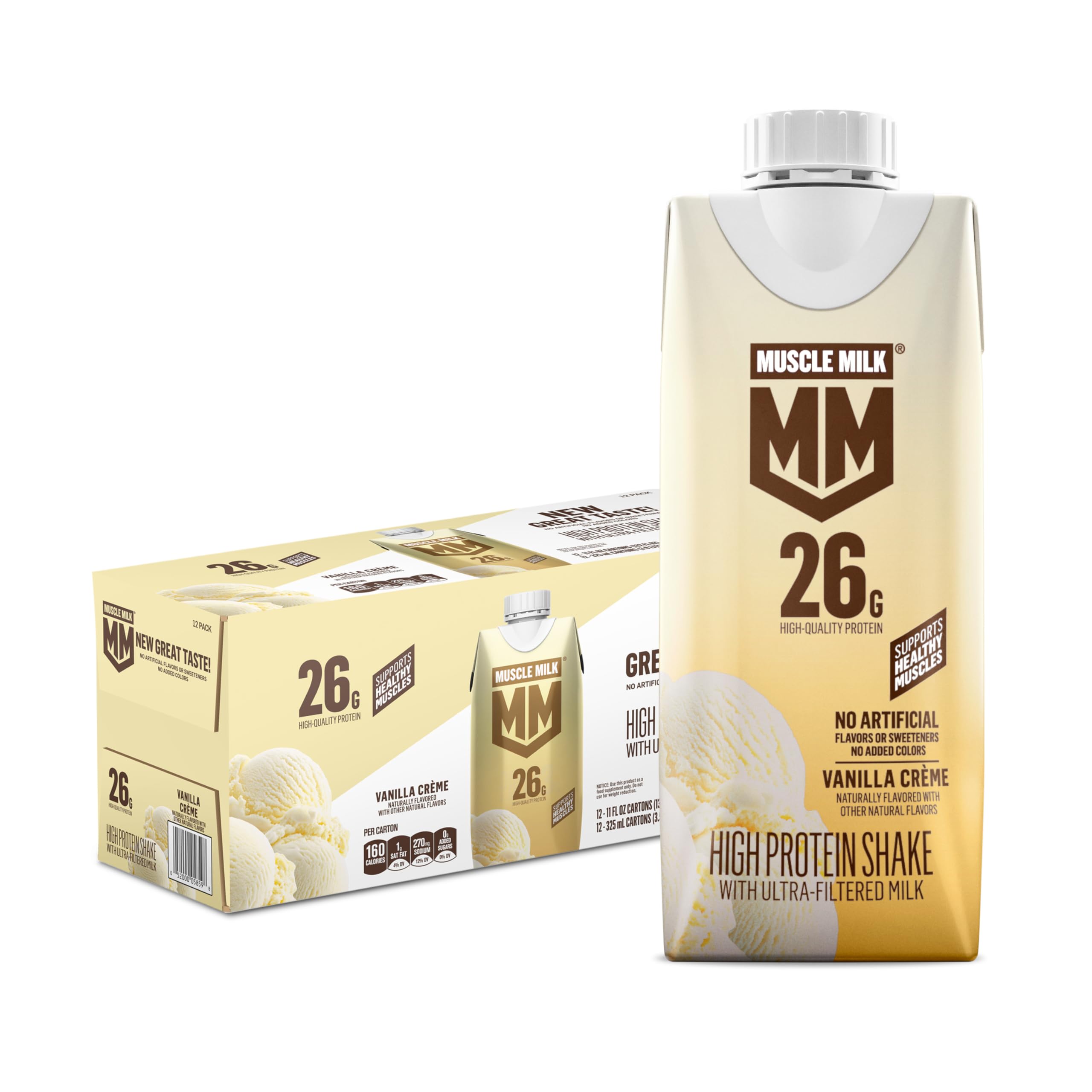 High Protein Shake 26 g (Vanilla Crème)