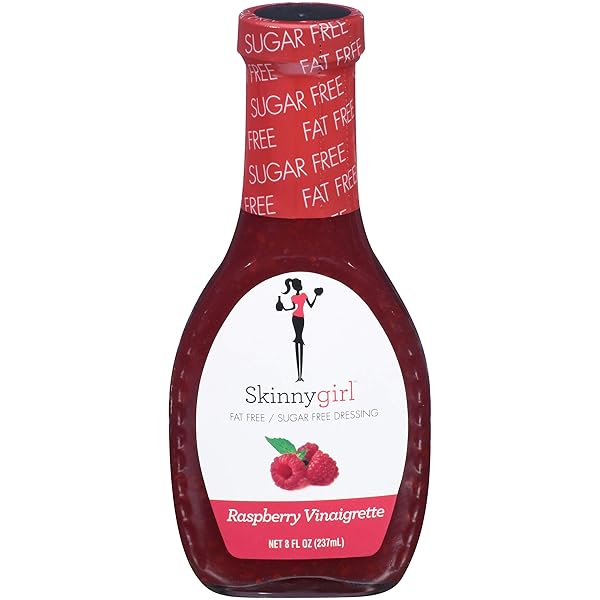 SKINNYGIRL SUGAR FREE GLUTEN FREE SALAD DRESSING, RASPBERRY VINAIGRETTE, 8 OUNCE