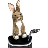 Daphne's Headcovers Rabbit Driver Headcover | Funny Golf Club Covers | Golf Head Covers for Drivers | Stylish Golf Club Head Covers | Golf Driver Covers | Men&rsquo;s &amp; Women&rsquo;s Driver Headcover