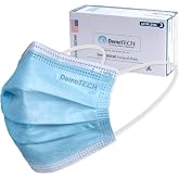 DEMETECH ASTM Level 3 Highly Protective 3 Layer Face Mask with Ear Loops - Made in the USA, Pack of 50