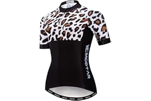 Weimostar Women's Cycling Jersey Short Sleeve MTB Road Bike Shirt Top