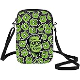 BWWKTOP Horror Monster Crossbody Bag Monster Fans Gift Green Freak Shoulder Bag Horror MovieMerch