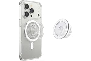 HOWAWU 2 Pack Phone Grip with Expanding Kickstand, Magnetic Phone Grip, Swappable Top, Secure Hold for iPhone MagSafe Cases, 