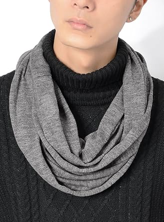 Amazon グレー F ブラックバカラ Black Baccara スヌード 薄手