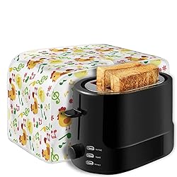 Talayituse Rooster Chicken Print 4 Slice Toaster