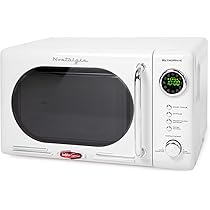 Amazon.com: Nostalgia Retro Compact Countertop Microwave