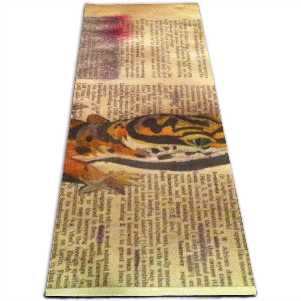  Jessent Yoga Mat Non Slip Leopard Gecko 24 X 71