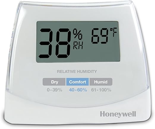 Amazon Com Honeywell Humidity Monitor White Home Kitchen