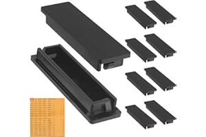 PONGLE Square Breaker Panel Cover for Schneider Electric Square D QO Filler Plates Breaker Filler Plate (Comes with Breaker Box Label) 10 Pack