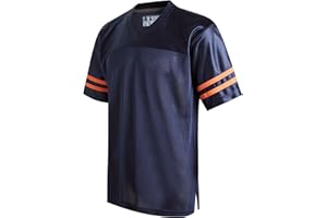 D DEHANER DEHANER Retro Classic Football Jerseys for Men Unisex Workout Dry-Fit Shirts Sports Uniforms Casual Tops