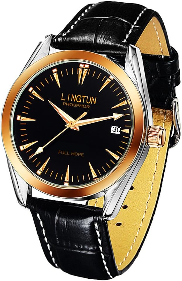 Mens luminous mechanical watch movement/Automatic mechanical stainless steel fashion men's mechanical watches-B