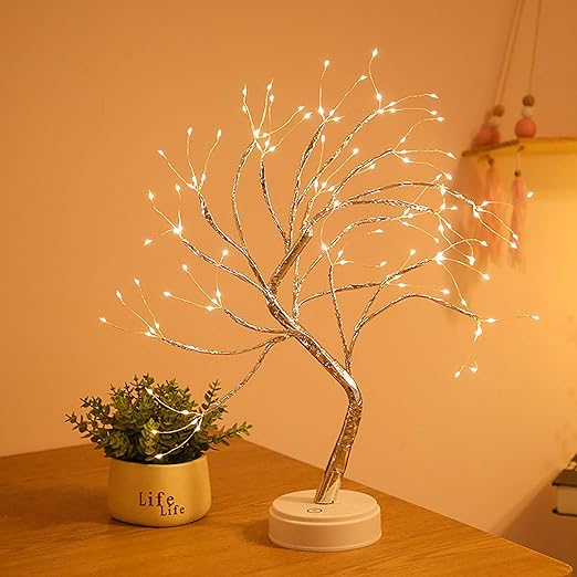Tabletop Bonsai Tree,The Fairy Light Spirit Tree Sparkly