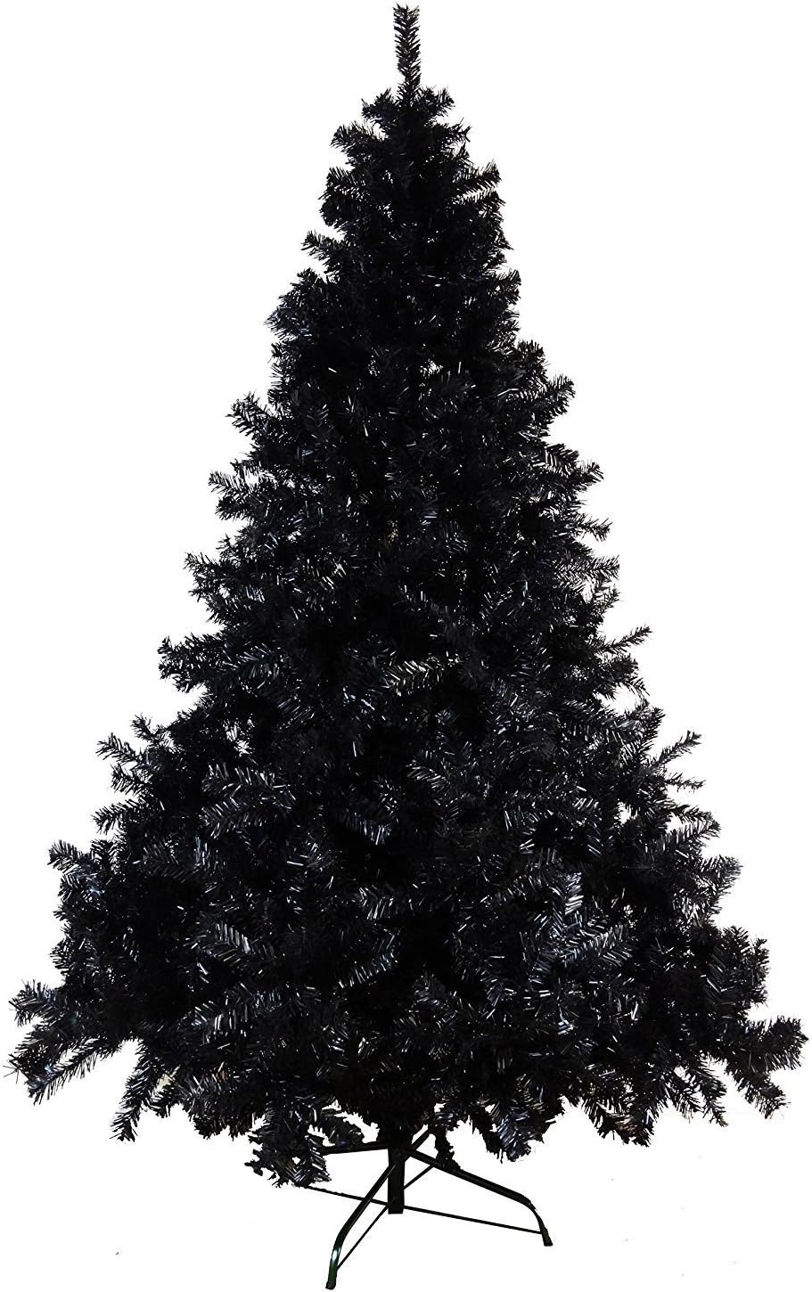 LIFETIME TREES 6FT | 7FT | 8FT | 9FT BLACK ARTIFICIAL CHRISTMAS TREES *UK SELLER* (8FT (2.4m))