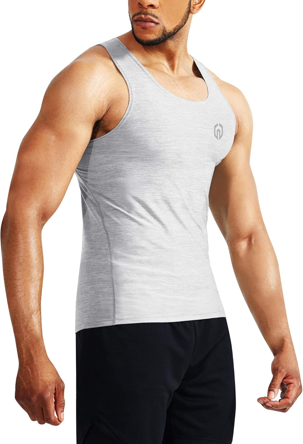 Neleus Men's 3 Pack Athletic Compression Under Base Layer Sport Tank Top at  Men’s Clothing store