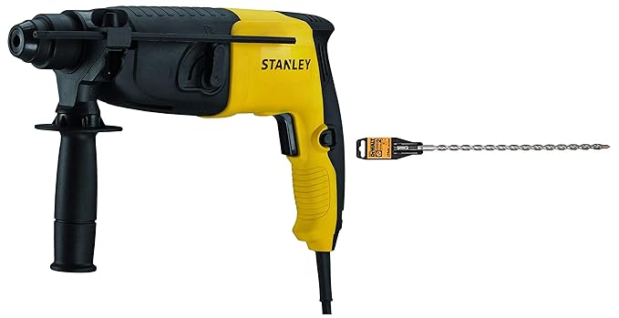 Stanley STHR202K-IN 620W,20mm 2 Mode SDS-Plus Hammer with Kit Box & Dewalt 12x 160 SDS + Bit Combo