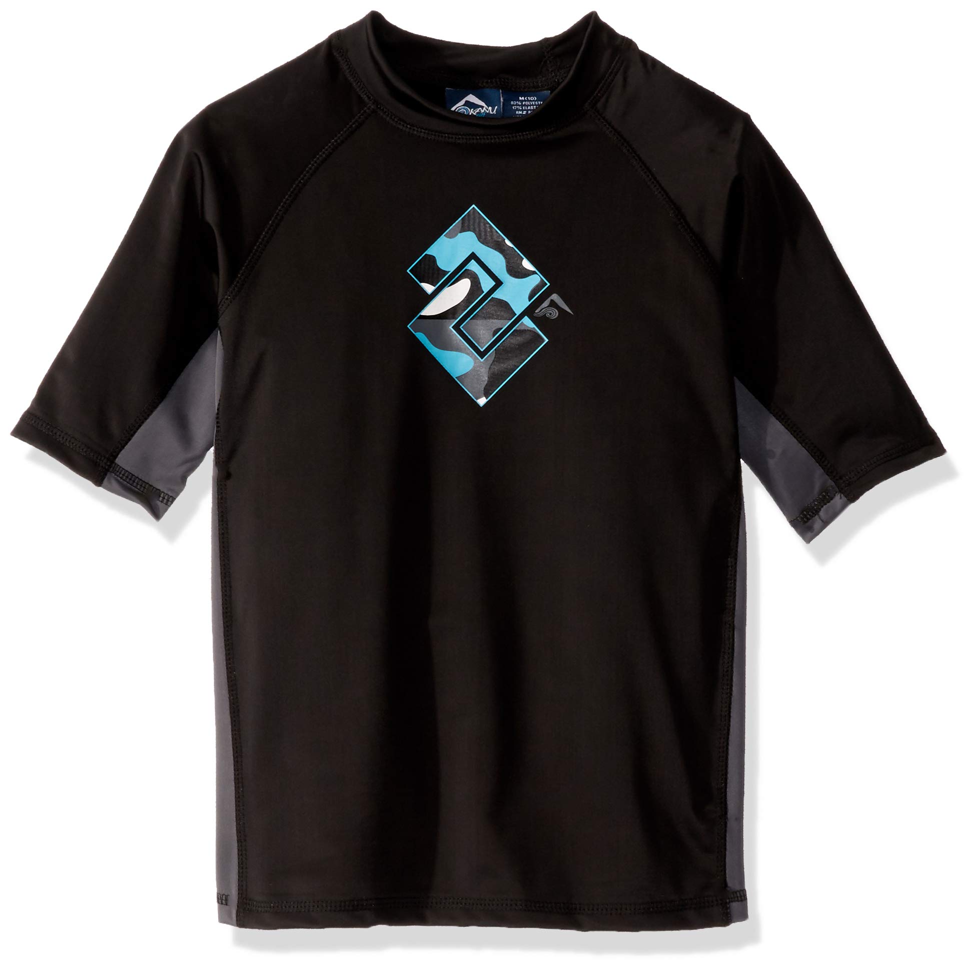 Kanu Surf Boys' Voyage UPF 50+ Sun Protective Rashguard Swim Shirt