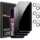 NBiefuny 3 Pack Privacy Screen Protector for iPhone