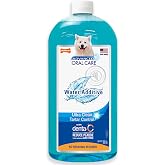 Nylabone Advanced Oral Care Pet Dental Water Additive, Liquid Tartar Remover &amp; Breath Freshener for Dogs, Dog Teeth-Cleaning, Original Flavor, 32 oz.