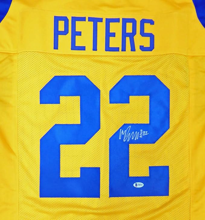 marcus peters signed jersey