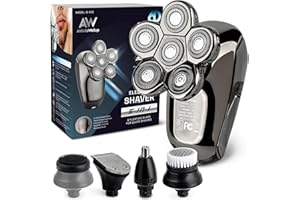 AxiomWarrior Head Shavers for Bald Men: Waterproof Bald Head Shavers for Men Skull - Rechargeable Head Shavers for Bald Men - Cordless Electric Razor for Men for Close Shaving