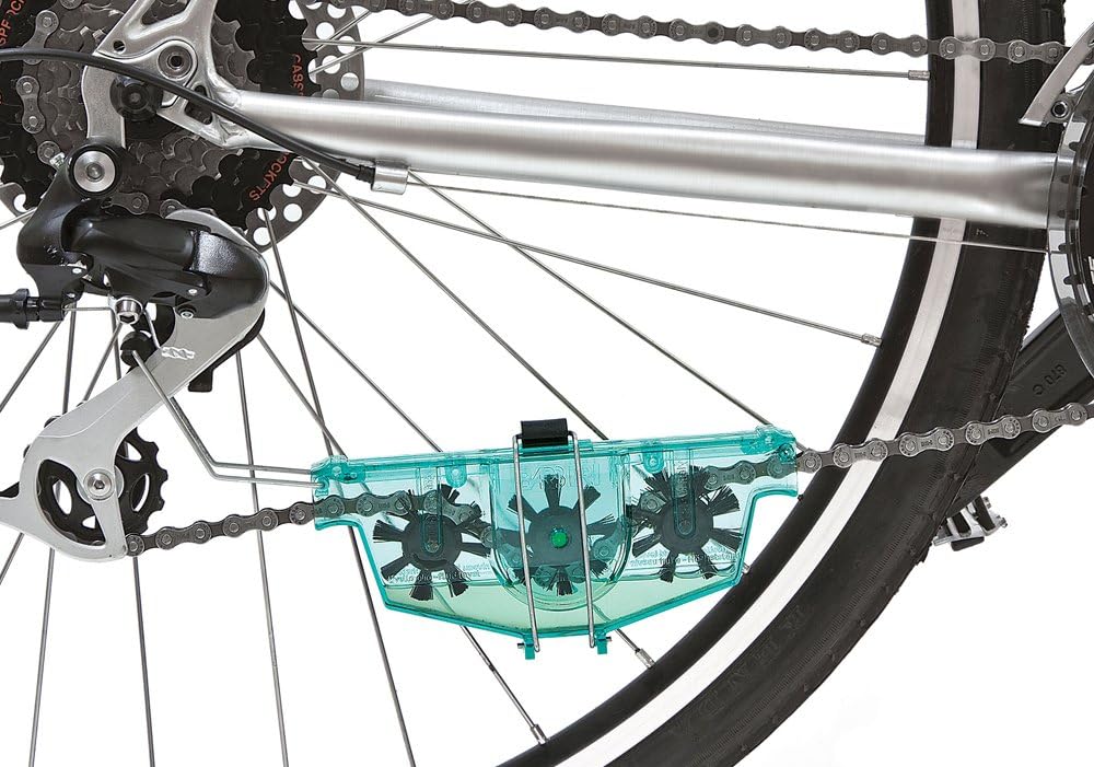 white bicycle chain