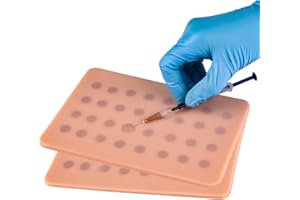 Ultrassist Intradermal Dual (2-Pack) Injection Training Pads with 64 Injection Spots (for Training Use Only)