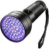 Consciot 51 LED UV Flashlight Black Light 395nm Ultra Violet Blacklight Torch Light Pet Urine Detector for Dry Dog Urine, Pet
