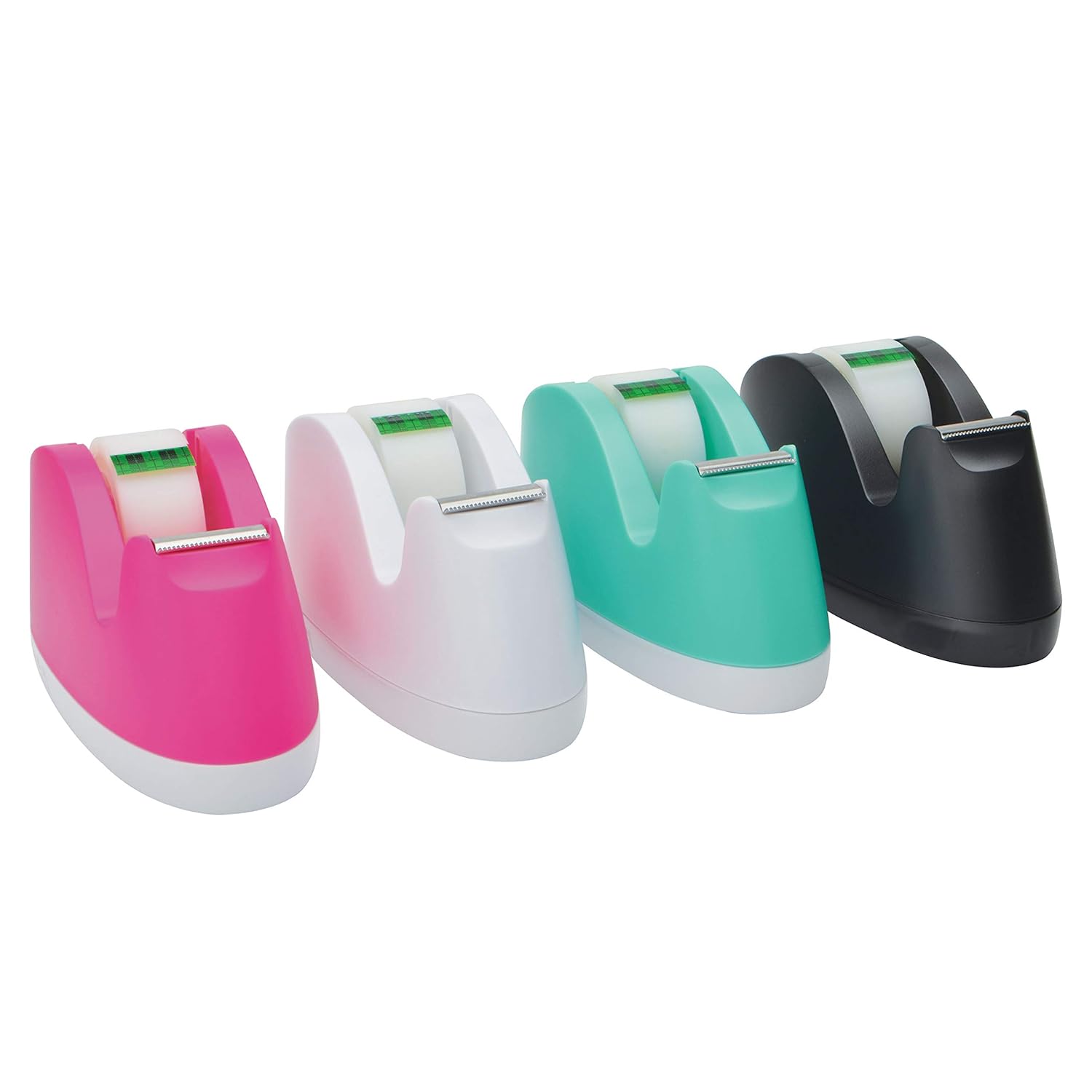 Scotch Dispenser with Magic Tape, 3/4 x 350 Inches (C29), Non-Skid Base, 1-Pack, Colors will vary: Industrial & Scientific
