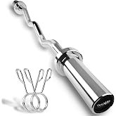 Yes4All Curl &amp; Straight Barbells, Standard &amp; Olympic Bars for Home Strength Training
