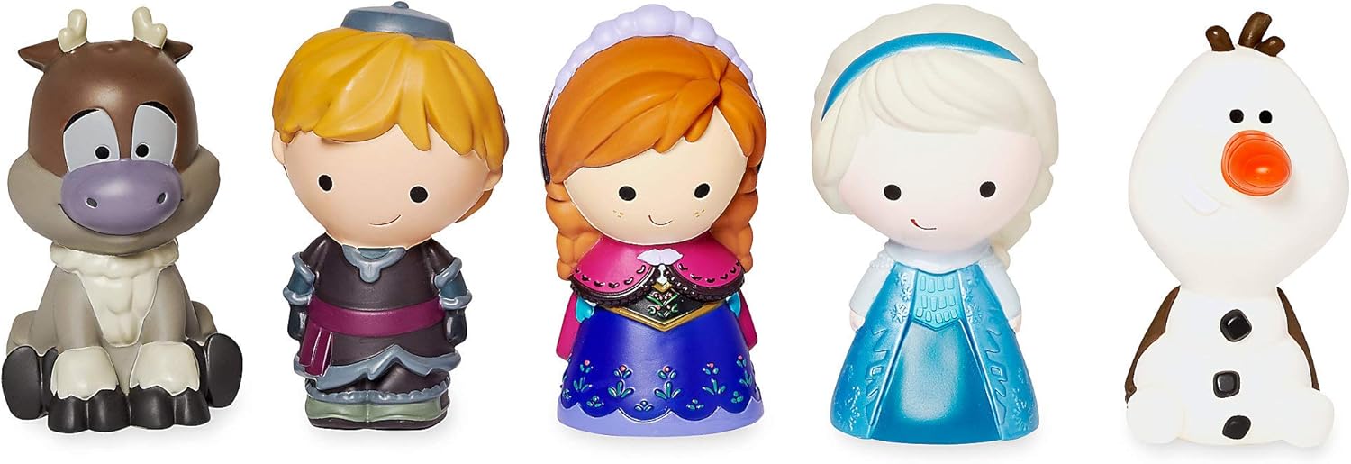 disney store frozen bath toy set