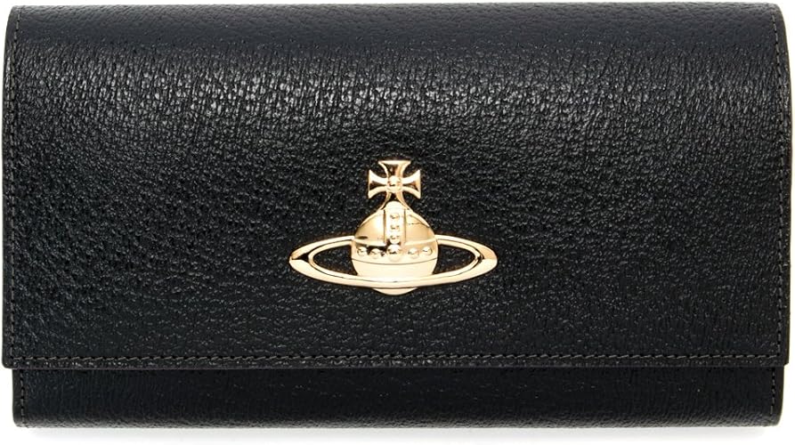 Amazon ヴィヴィアンウエストウッド 長財布 本革 ステアレザー 牛革 Executive ブラック エグゼクティブ 二つ折り がま口 オーブ ブランド 財布 Vivienne Westwood ヴィヴィアンウエストウッド メンズバッグ 財布