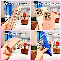 ROUTDOM Compatible with iPhone 14 Plus Heart Case
