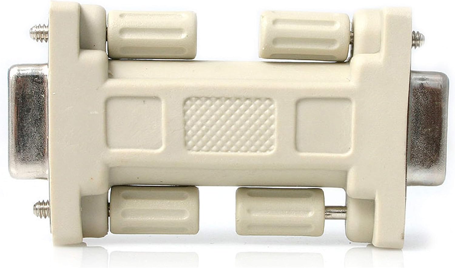 StarTech.com NM9FF DB9 RS232 Serial Null Modem Adapter, F/F, Null Modem Adapter, DB-9 (F) to DB-9 (F), White - Image 3
