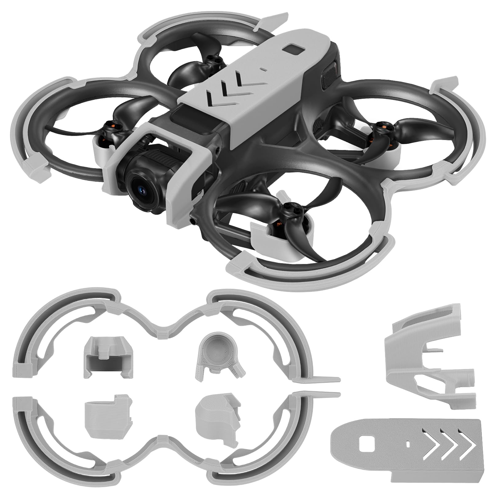 Photo 1 of FPVERA Propeller Guard Protector for The DJI Avata 2 Drone+Landing Gear+Back Protection Board+Anti Collision Protection Bumper for DJI Avata 2