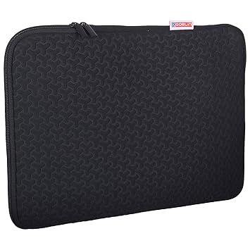 Goblin Neoprene Laptop Sleeve Zip Bag, Size - 15 Inch (Black)