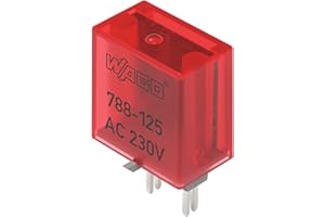 WAGO 788-120 2.4MA, 24VDC, Accessory for Relay MODULES, IP20, Operation Status Indicator -, RED, Required When Using RELAYS Without Integrated Status Indicator