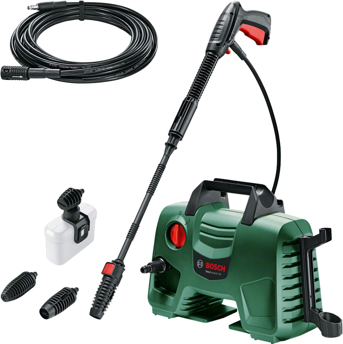 Bosch Home and Garden - EasyAquatak 120 High Pressure Washer & F016800361 6 m Extension Hose for AQT High Pressure Washers