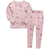 Vaenait baby 6M-12Y Infant Kids Toddler Girls Boys Soft Comfy Modal Tencel Sleepwear Pajamas 2pcs Set